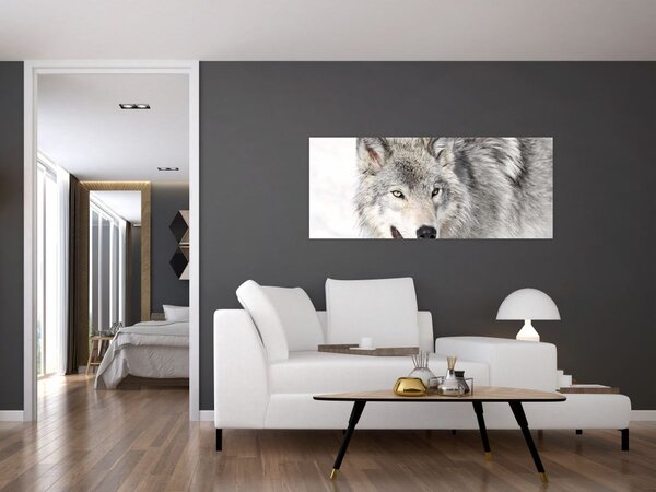 Slika - Vuk u prirodi (120x50 cm)