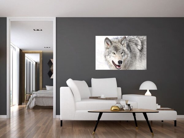 Slika - Vuk u prirodi (90x60 cm)