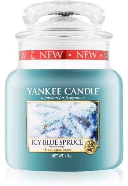 Yankee Candle Icy Blue Spruce mirisna svijeća Classic srednja 411 g