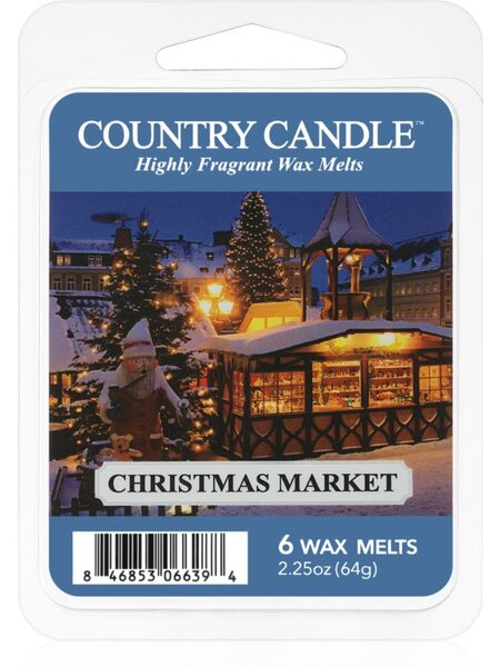 Country Candle Christmas Market vosak za aroma lampu 64 g