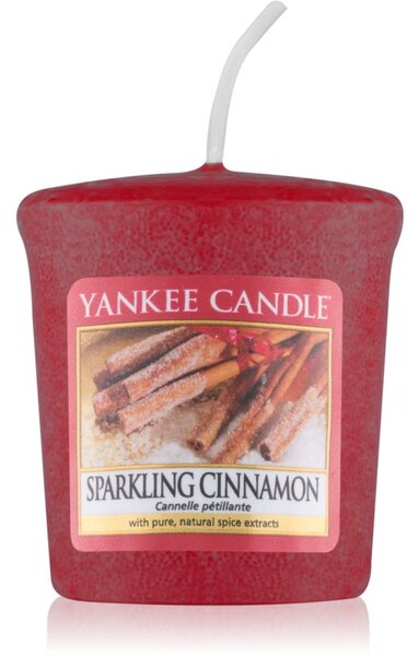 Yankee Candle Sparkling Cinnamon mala mirisna svijeća bez staklene posude 49 g