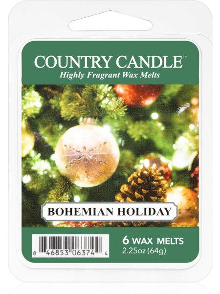 Country Candle Bohemian Holiday vosak za aroma lampu 64 g