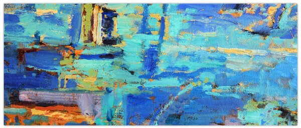 Slika - Apstraktna uljana slika (120x50 cm)