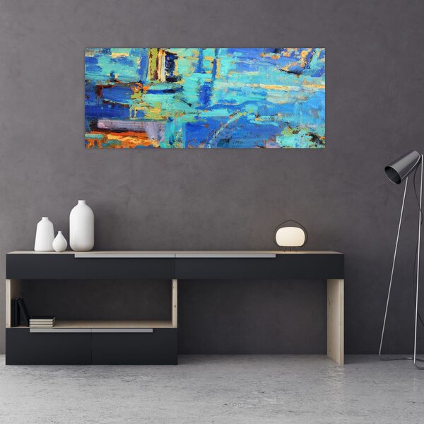 Slika - Apstraktna uljana slika (120x50 cm)