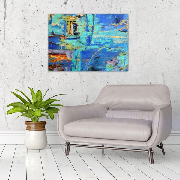 Slika - Apstraktna uljana slika (70x50 cm)
