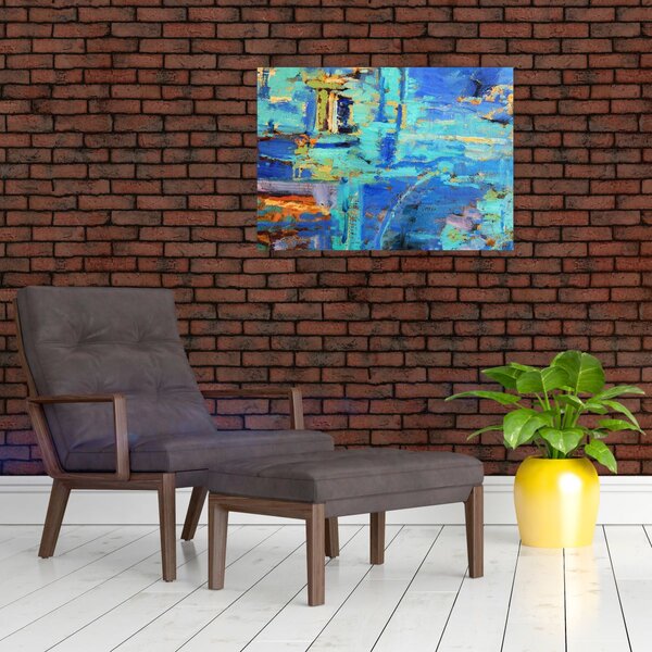 Slika - Apstraktna uljana slika (70x50 cm)