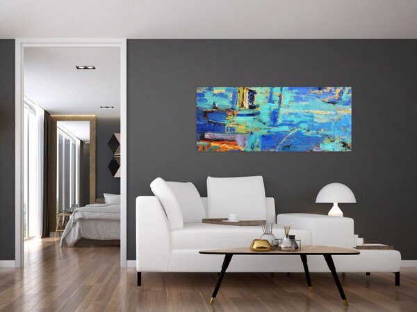 Slika - Apstraktna uljana slika (120x50 cm)