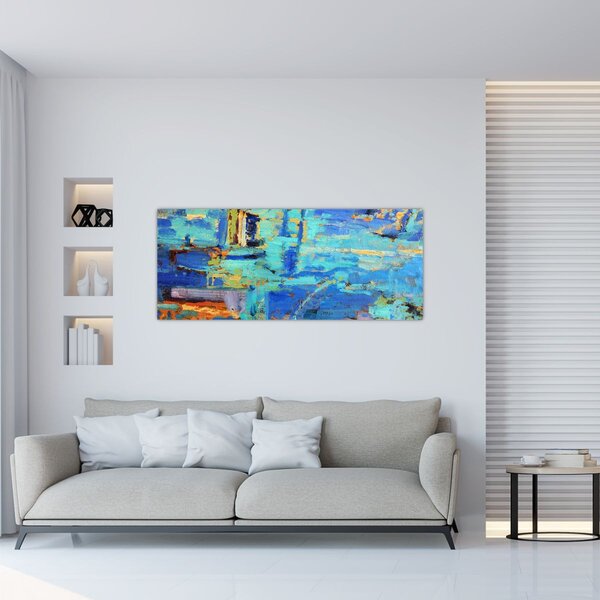 Slika - Apstraktna uljana slika (120x50 cm)