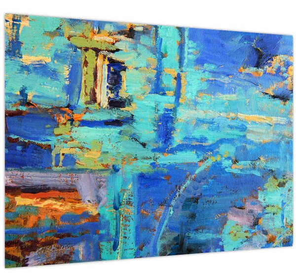 Slika - Apstraktna uljana slika (70x50 cm)