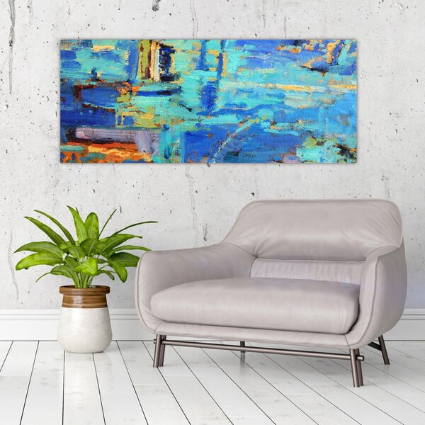 Slika - Apstraktna uljana slika (120x50 cm)