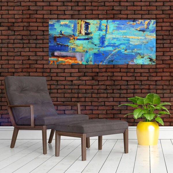 Slika - Apstraktna uljana slika (120x50 cm)