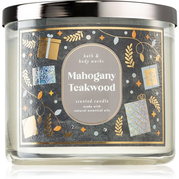 Bath & Body Works Mahogany Teakwood mirisna svijeća 411 g