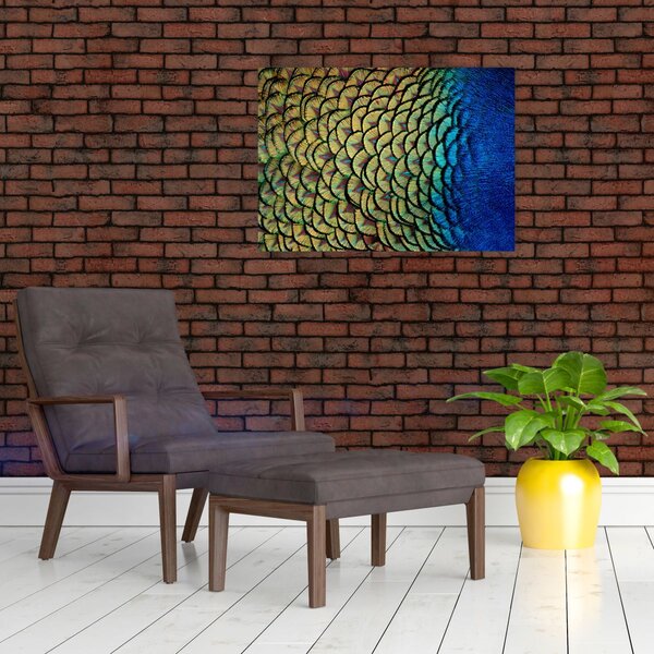Slika - Paunovo perje (70x50 cm)