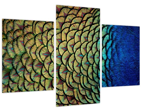 Slika - Paunovo perje (90x60 cm)
