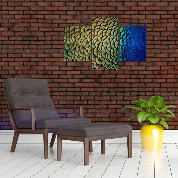 Slika - Paunovo perje (90x60 cm)