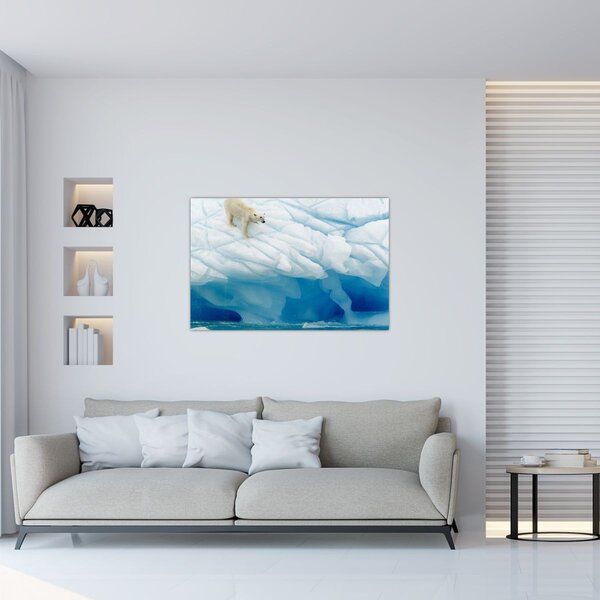 Slika - Polarni medvjed (90x60 cm)