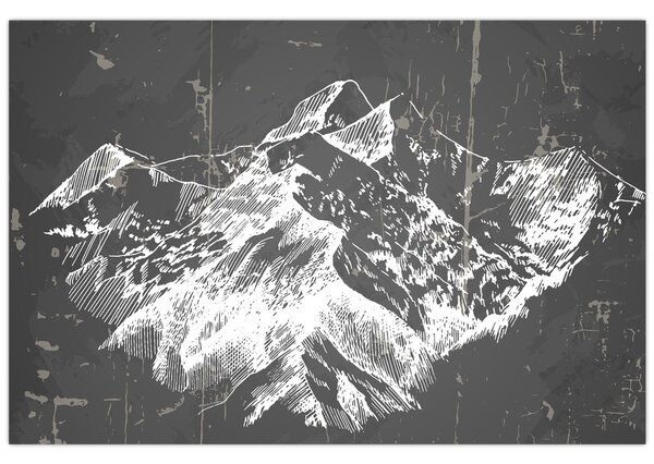 Slika - Ilustracija planina (90x60 cm)