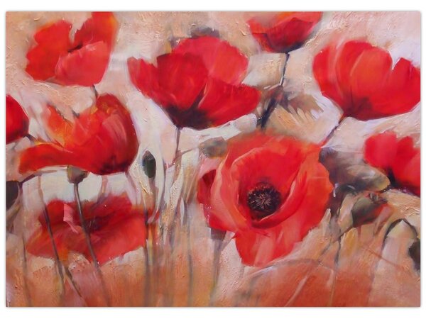 Slika - Vukovi makovi (70x50 cm)