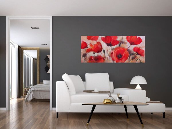 Slika - Vukovi makovi (120x50 cm)