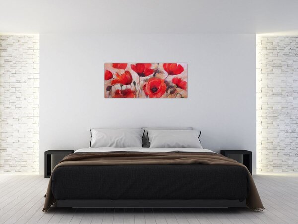 Slika - Vukovi makovi (120x50 cm)