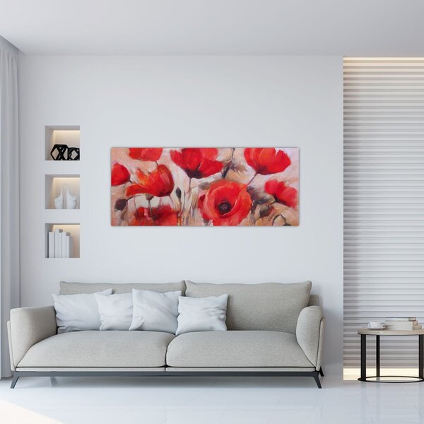 Slika - Vukovi makovi (120x50 cm)