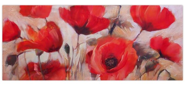 Slika - Vukovi makovi (120x50 cm)