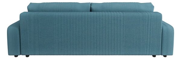 Tirkizna sklopiva/s prostorom za odlaganje sofa od samta 234 cm Sara – Ropez