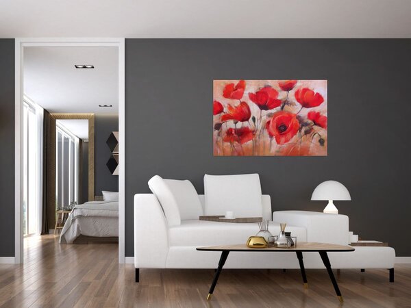 Slika - Vukovi makovi (90x60 cm)