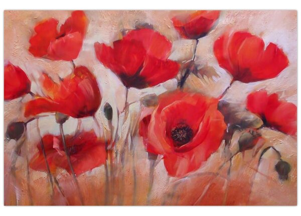 Slika - Vukovi makovi (90x60 cm)