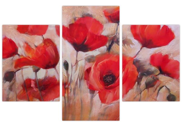Slika - Vukovi makovi (90x60 cm)