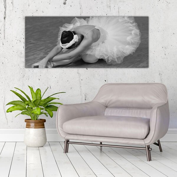 Slika - Balerina, crno-bijela (120x50 cm)