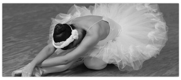 Slika - Balerina, crno-bijela (120x50 cm)