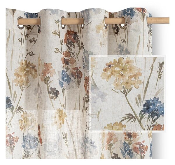 Krem zavjesa 135x250 cm Flosi – Restilo