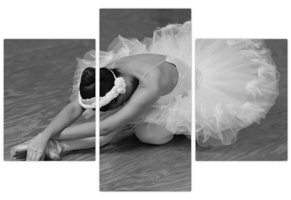 Slika - Balerina, crno-bijela (90x60 cm)