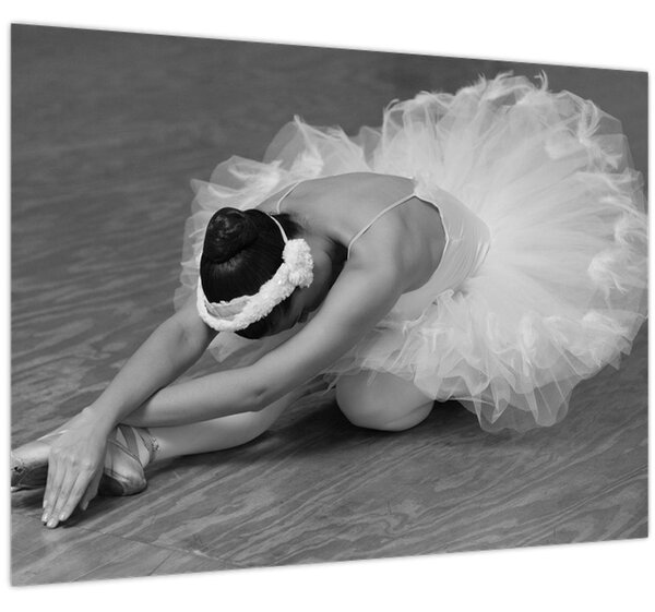 Slika - Balerina, crno-bijela (70x50 cm)