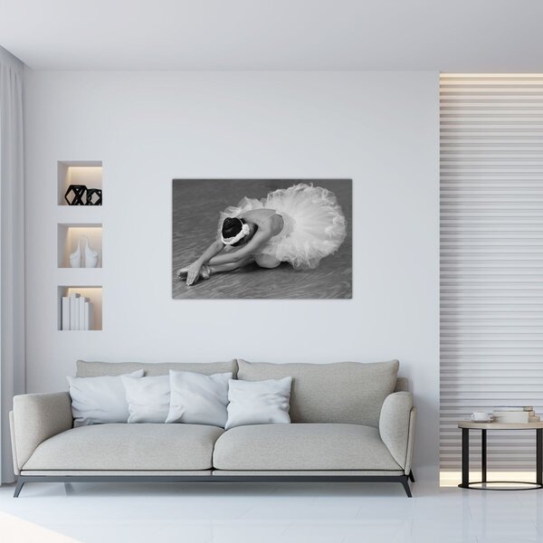Slika - Balerina, crno-bijela (90x60 cm)