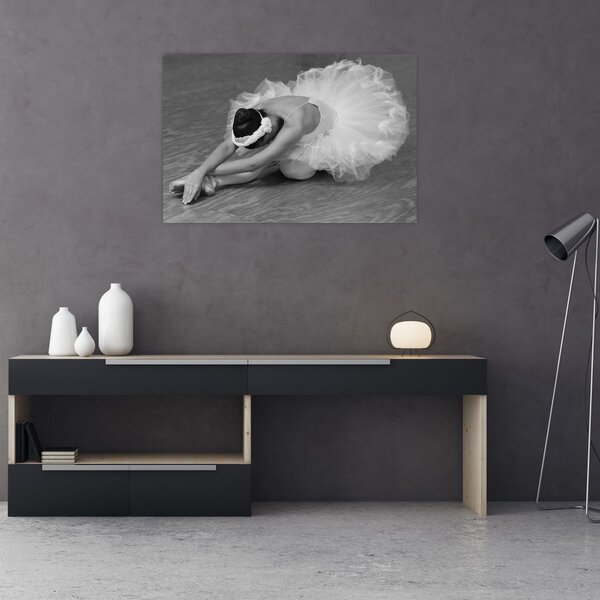 Slika - Balerina, crno-bijela (90x60 cm)