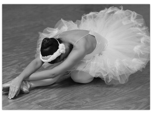Slika - Balerina, crno-bijela (70x50 cm)