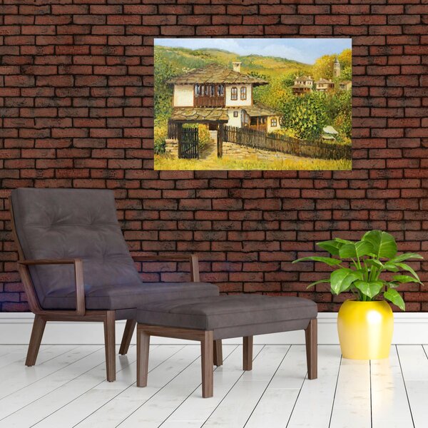 Slika - Vikendice ljeti (90x60 cm)