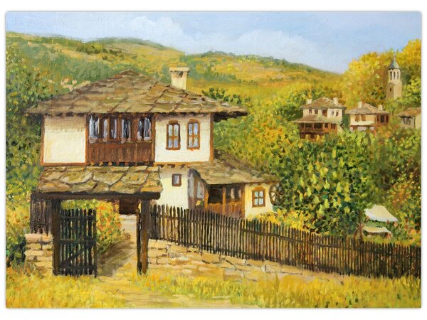 Slika - Vikendice ljeti (70x50 cm)
