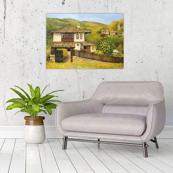 Slika - Vikendice ljeti (70x50 cm)