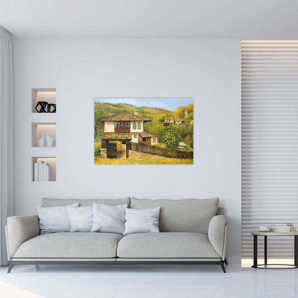 Slika - Vikendice ljeti (90x60 cm)