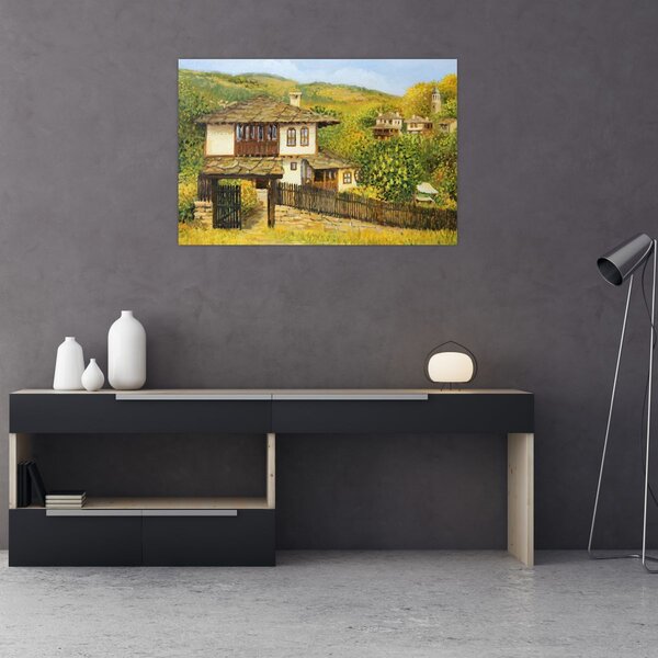 Slika - Vikendice ljeti (90x60 cm)