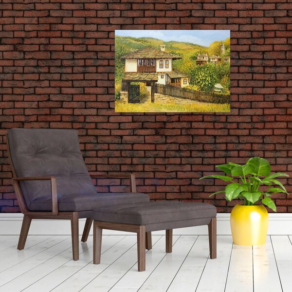 Slika - Vikendice ljeti (70x50 cm)