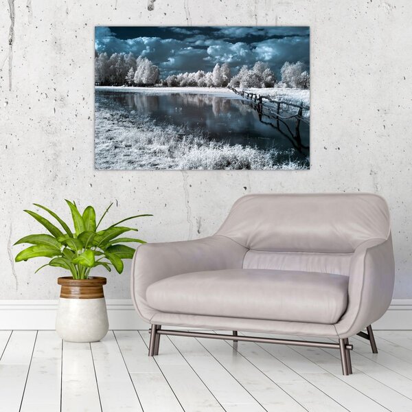 Slika - Smrznuti krajolik (90x60 cm)
