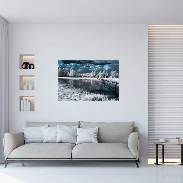 Slika - Smrznuti krajolik (90x60 cm)