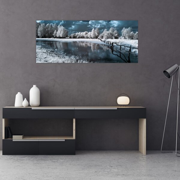 Slika - Smrznuti krajolik (120x50 cm)