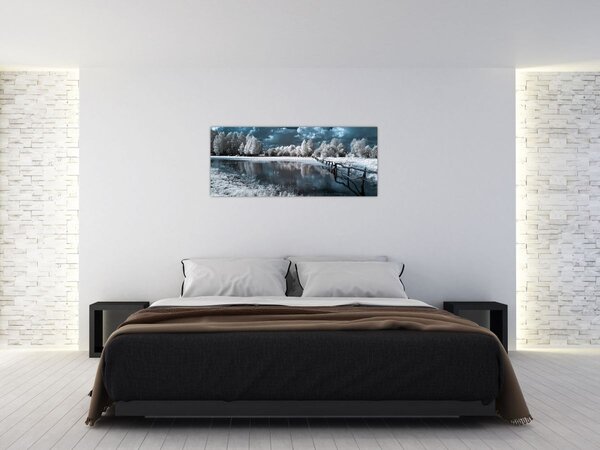 Slika - Smrznuti krajolik (120x50 cm)