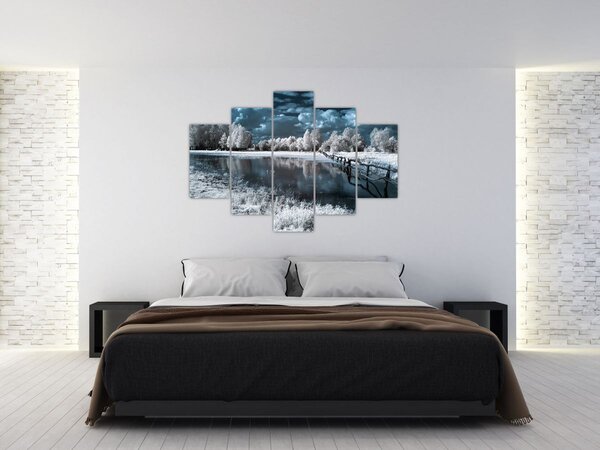 Slika - Smrznuti krajolik (150x105 cm)