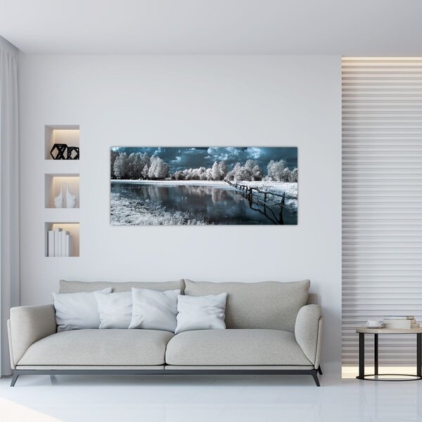 Slika - Smrznuti krajolik (120x50 cm)